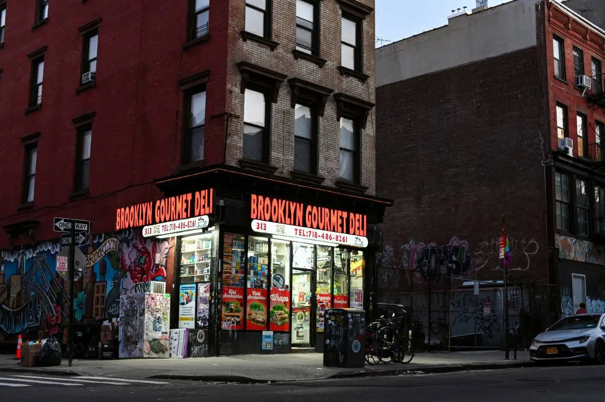 A Brooklyn deli counter