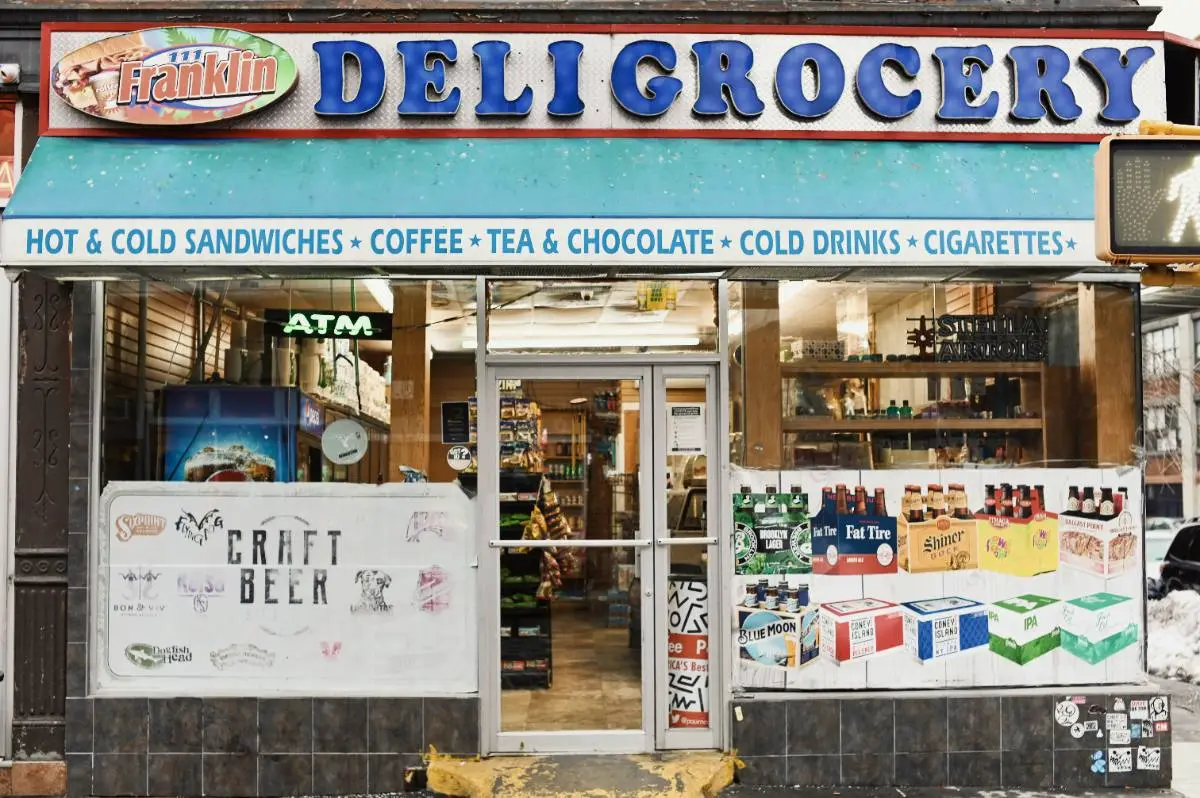 Franklin Deli-Grocery storefront in New York